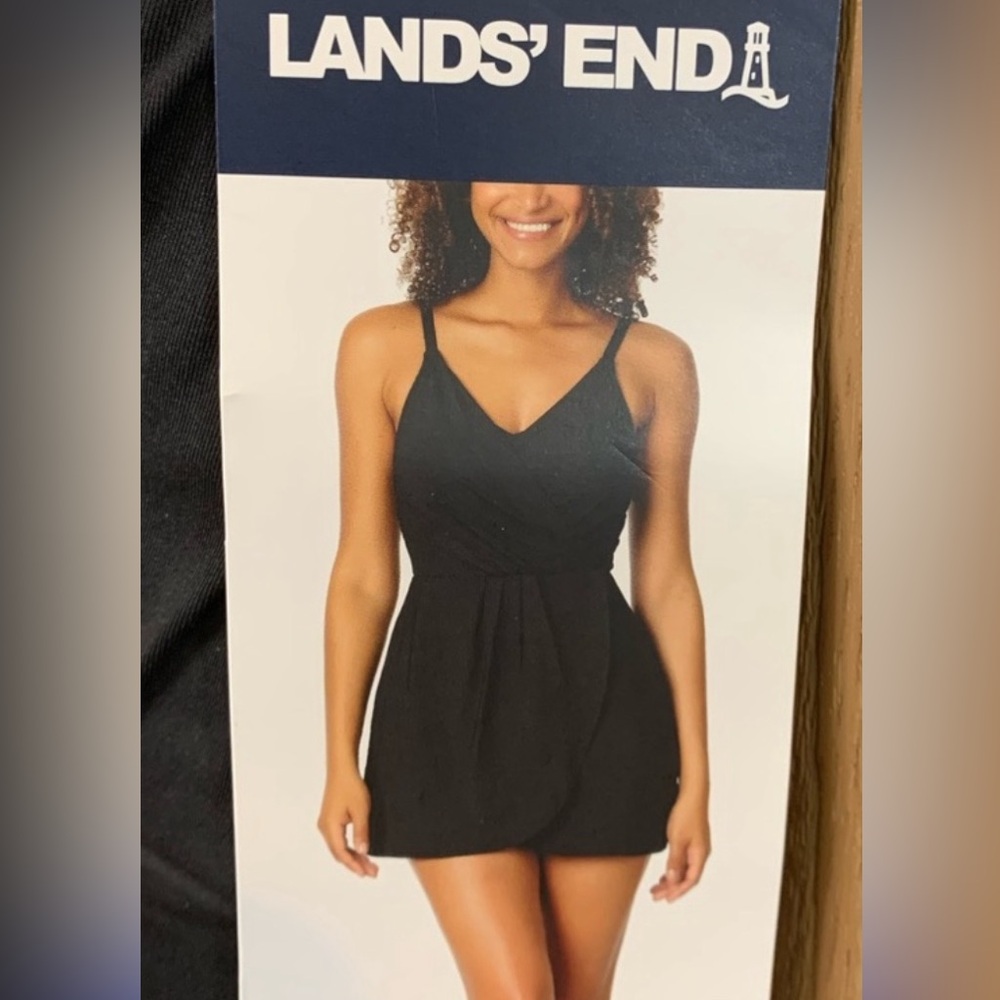 NEW! Swimsuit Lands’ End Black Large